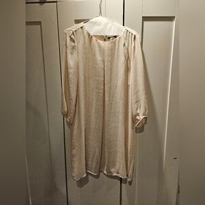 H&M shift dress front pleat